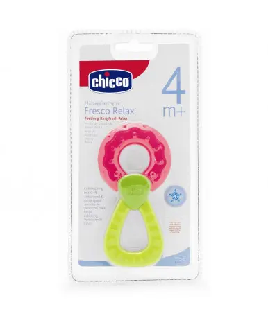 ЧИККО (Chicco) прорезыватель охлажд. 4м+ 310412039 Fresh Relax Кольцо (ОЛТРИ, ИТАЛИЯ)