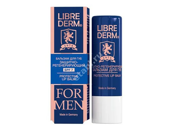 ЛИБРИДЕРМ For men бальзам для губ SPF-7 4г (ЗЕЛДИС, ГЕРМАНИЯ)