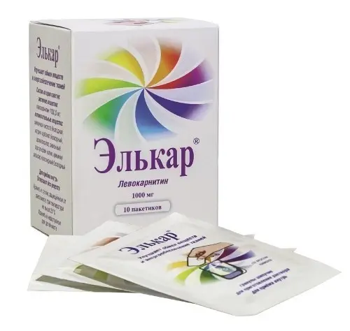 ЭЛЬКАР гран. шип. д/р-ра внутр. (пак.) 1г - 5г N10 (ПИК ФАРМА, ИТАЛИЯ)
