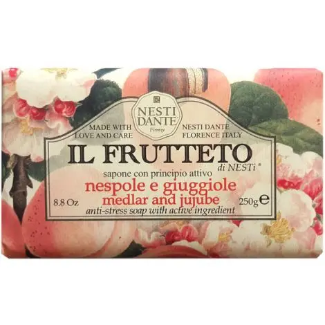 НЕСТИ ДАНТЕ (NESTI DANTE) Il Frutteto мыло 250г Мушмула/Китайский финик (Нести Данте, ИТАЛИЯ)