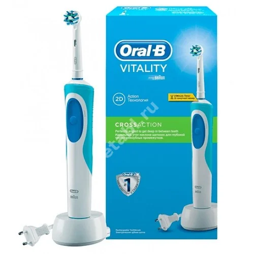 ОРАЛ-БИ (ORAL-B) Vitality CrosAction зубная щетка электрическая арт.3709/3757 (Проктер энд Гэмбл  ГмбХ, ГЕРМАНИЯ)