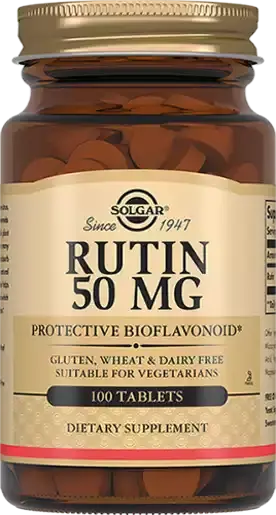 СОЛГАР Рутин табл. 50мг - 0.3г N100 (СОЛГАР, США)