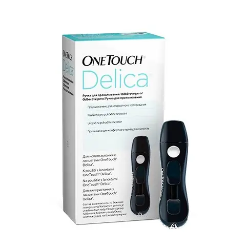 РУЧКА One Touch Delica для прокалывания (ДЖНС&ДЖНС (ДИАБЕТ), ШВЕЙЦАРИЯ)