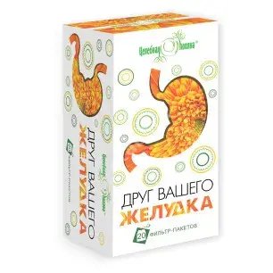 ЦЕЛЕБНАЯ ПОЛЯНА Друг вашего желудка фиточай (фильтр-пак.) 1.5г N20 (ФИТОФАРМ, РФ)