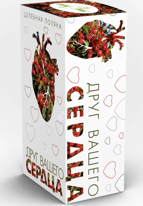 ЦЕЛЕБНАЯ ПОЛЯНА Друг вашего сердца фиточай (фильтр-пак.) 1.5г N20 (ФИТОФАРМ, РФ)