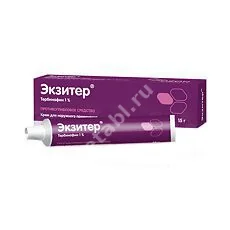 ЭКЗИТЕР крем д/наружн. прим. 1% - 15г N1+1 (ОЗОН, РФ)
