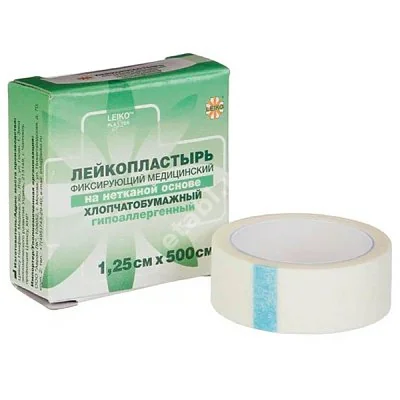 ПЛАСТЫРЬ ФИКСИРУЮЩИЙ Люкспласт неткан. 1.25х500см N1 (Янг Кемикал, РЕСПУБЛИКА КОРЕЯ)