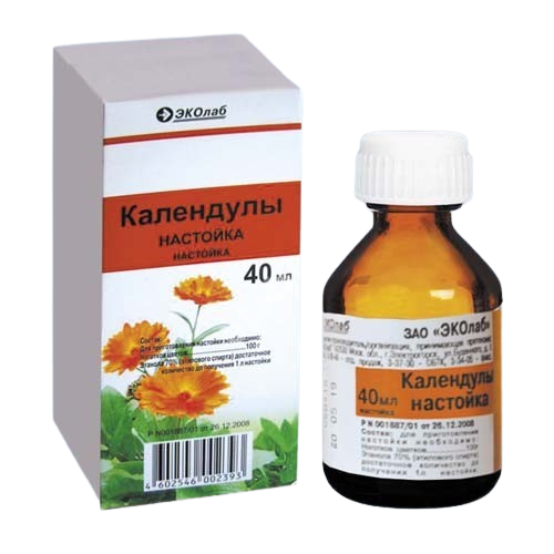 КАЛЕНДУЛА настойка (фл.) 40мл N1 (Эколаб, РФ)