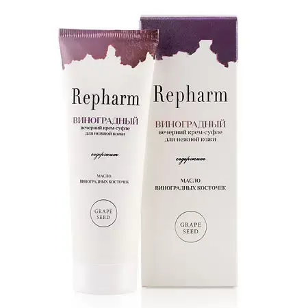 РЕФАРМ крем-суфле для лица вечерний Виноградный 50г (Рефарм-Институт Фармацевтических Реактив, РФ)