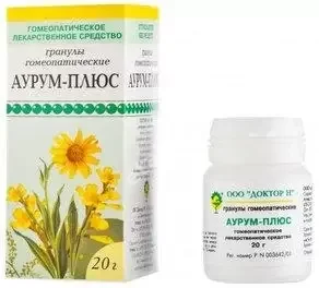 АУРУМ-ПЛЮС гран. гомеопат. 20г N1 (Доктор Н, РФ)
