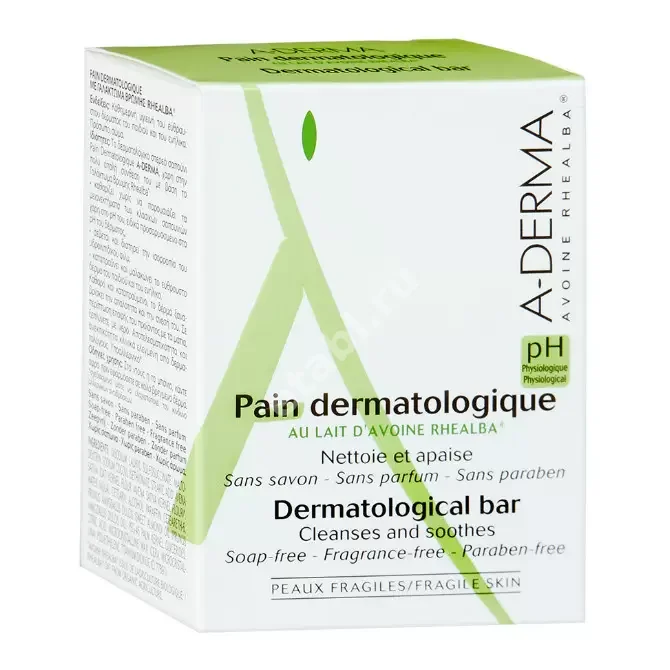 А-ДЕРМА (A-DERMA) мыло дермокосметическое 100г (ПЬЕР ФАБР, ФРАНЦИЯ)