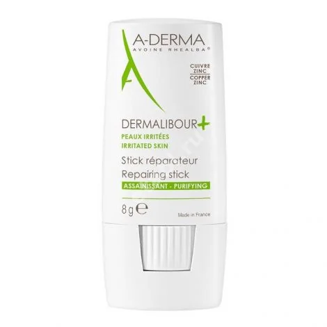 А-ДЕРМА (A-DERMA) Дермалибур стик зажив Cu-Zn 8г (ПЬЕР ФАБР, ФРАНЦИЯ)