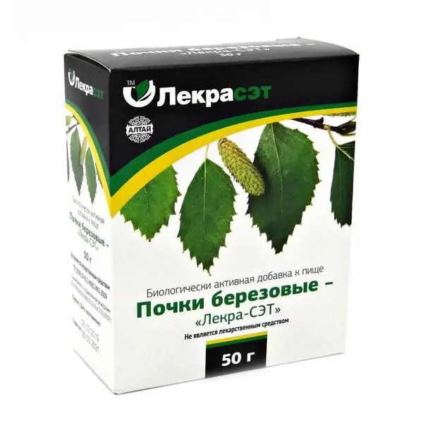 БЕРЕЗОВЫЕ ПОЧКИ 50г (Лекра-СЭТ, РФ)