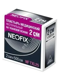 ПЛАСТЫРЬ ФИКСИРУЮЩИЙ Neofix Post ткан. 2х500см N1 (Чанчжоу Хуалянь Хеалс Дрессинг, КИТАЙ)