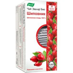 ШИПОВНИКА ПЛОДЫ Эвалар Био чай (фильтр-пак.) 2г N20 (ЭВАЛАР, РФ)