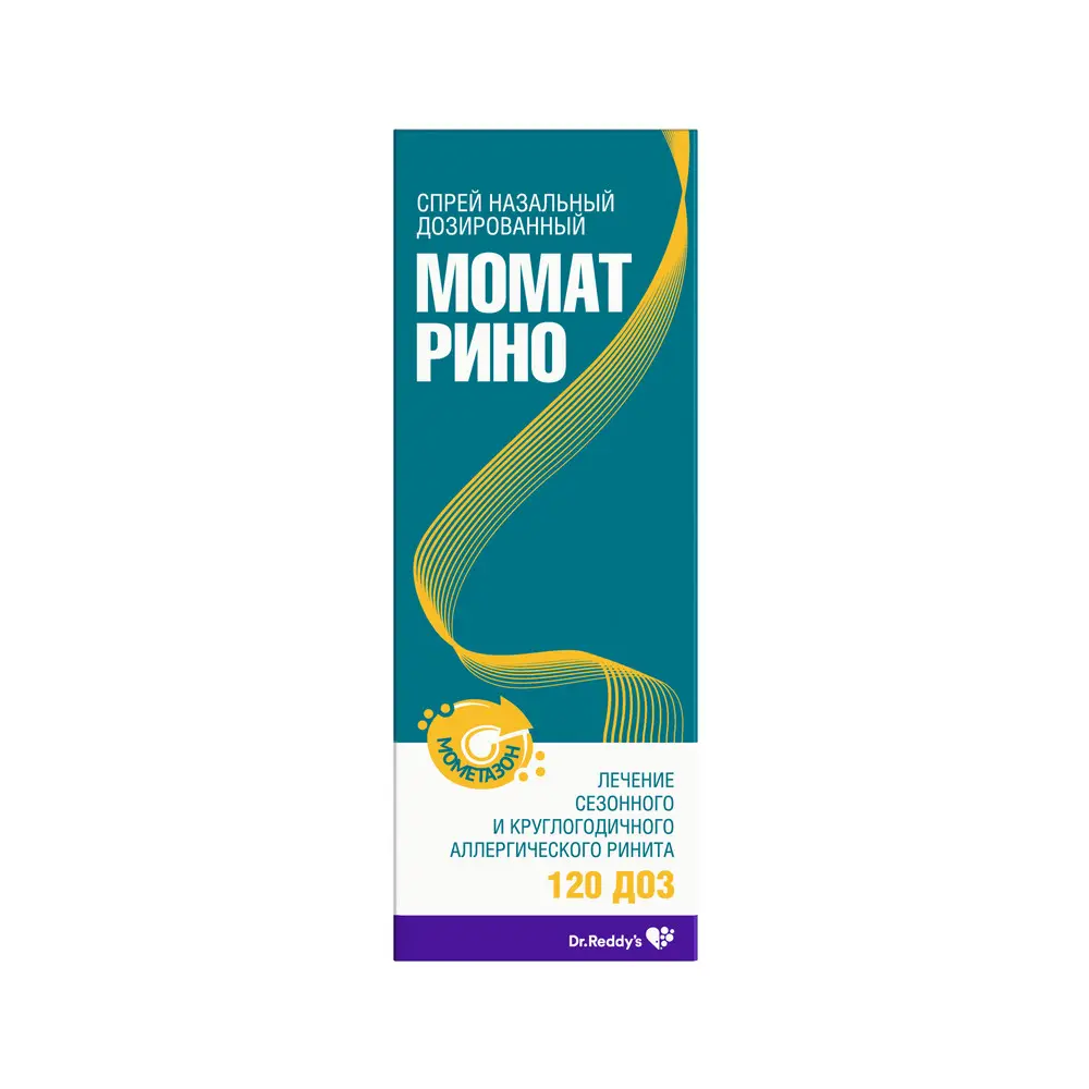 МОМАТ РИНО спрей наз. доз. (фл.) 120доз N1 (Др. РЕДДИС, ИНДИЯ)