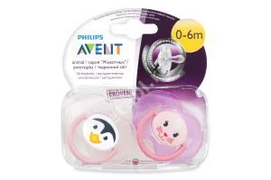 АВЕНТ (Avent) пустышка силик. 0-6м SCF182/13 (83512) роз N2 (ФИЛИПС  ЭЛЕКТРОНИКС, ВЕЛИКОБРИТАНИЯ)