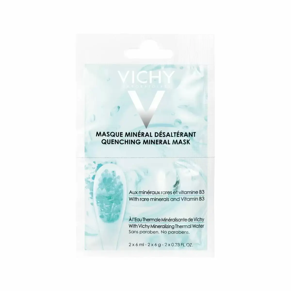 ВИШИ (VICHY) Mineral Masks маска для лица успокаив. (саше) 6мл N2 Витамин B3 (Виши Лаб, ФРАНЦИЯ)