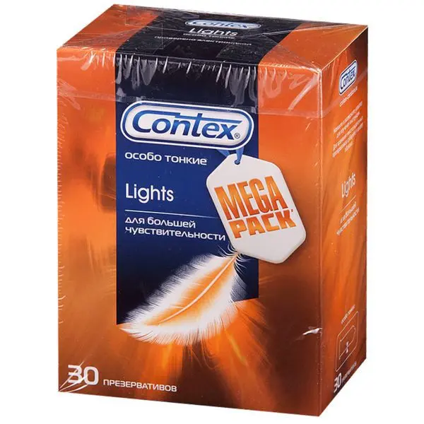 КОНТЕКС (CONTEX) Lights презервативы N30 Особо тонкие (РЕКИТТ БЕНКИЗЕР, ТАИЛАНД/ВЕЛИКОБРИТАНИЯ)