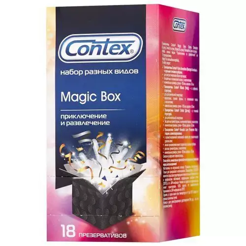 КОНТЕКС (CONTEX) Magic box презервативы Приключение и развлечение (набор) N18 (РЕКИТТ БЕНКИЗЕР, ТАИЛАНД)