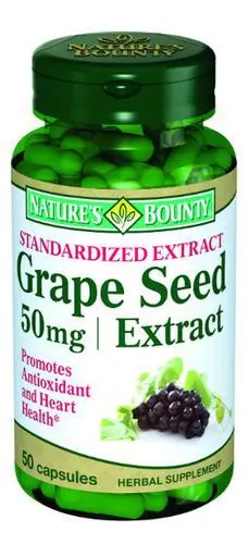 НЭЙЧЕС БАУНТИ Виноградных косточек экстракт капс. N50 (СОЛГАР, США)