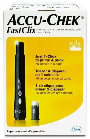 РУЧКА Акку-Чек Fastclix для прокола + ланцеты (РОШ ДИАБЕТЕС, ГЕРМАНИЯ)