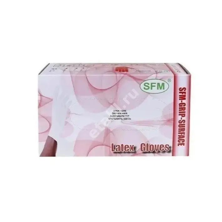 ПЕРЧАТКИ МЕДИЦИНСКИЕ нестер. латекс р.XL (25пар) N50 (СФМ Госпиталь Продактс, ГЕРМАНИЯ)