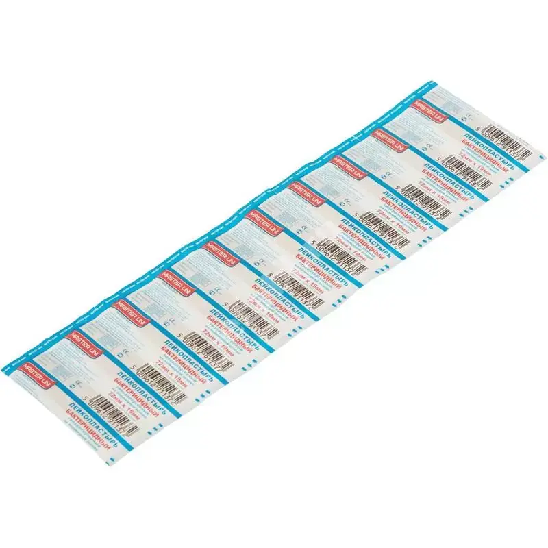 ПЛАСТЫРЬ бактерицид. Мастер Юни неткан беж. 1.9х7.2см N10 (ФАРМЛАЙН, ВЕЛИКОБРИТАНИЯ)