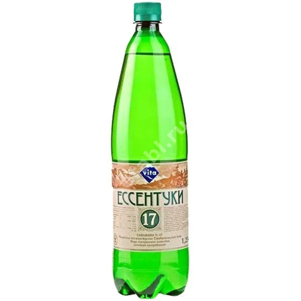ВОДА МИНЕРАЛЬНАЯ Ессентуки N17 (бут. п/э) 1.5л (Пятигорский завод минеральных вод, РФ)