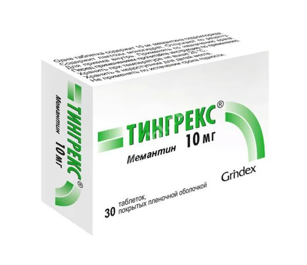 ТИНГРЕКС табл. п.п.о. 10мг N30 (ГРИНДЕКС, ЛАТВИЯ)