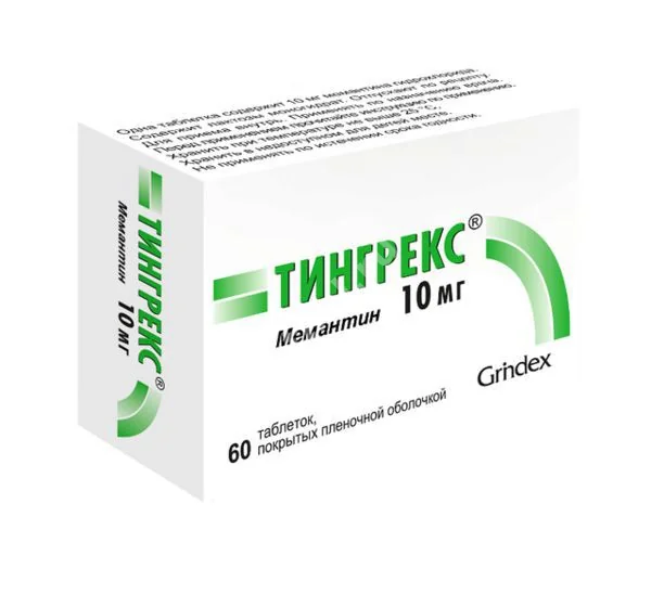 ТИНГРЕКС табл. п.п.о. 10мг N60 (ГРИНДЕКС, ЛАТВИЯ)