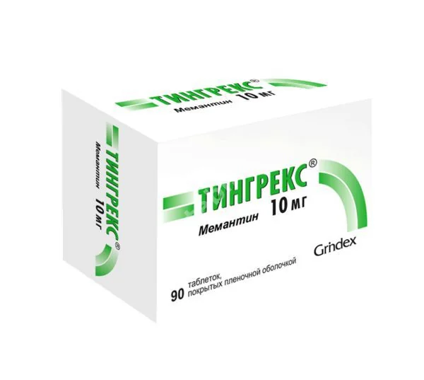 ТИНГРЕКС табл. п.п.о. 10мг N90 (ГРИНДЕКС, ЛАТВИЯ)