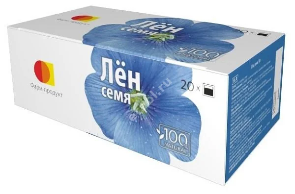 ЛЬНА СЕМЯ 100г N1 (Фармпродукт, РФ)