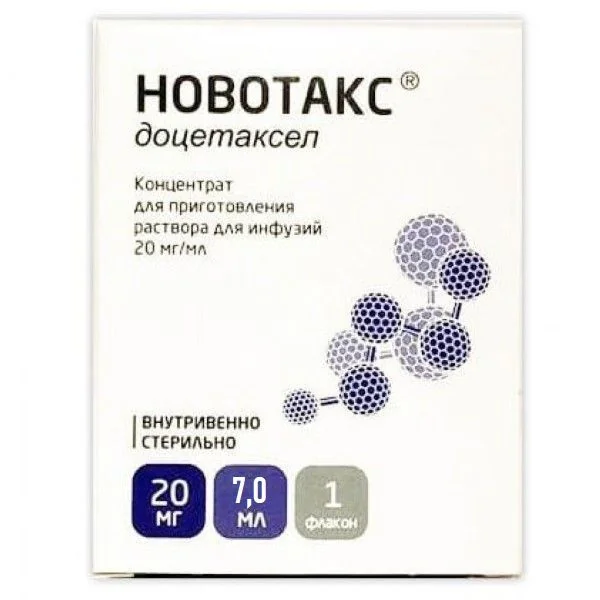 НОВОТАКС конц. для р-ра д/инф. 20мг/мл - 7мл N1 (Биокад, РФ)