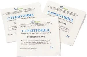 СТРЕПТОЦИД пор. д/наружн. прим. (пак.) 2г N1 (ЮжФарм, РФ)