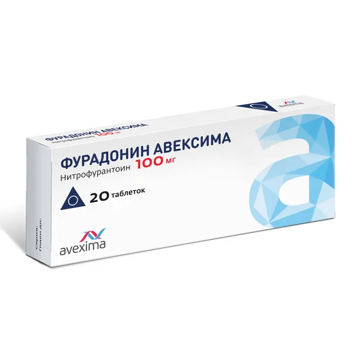 ФУРАДОНИН табл. 100мг N20 (АВЕКСИМА, РФ)