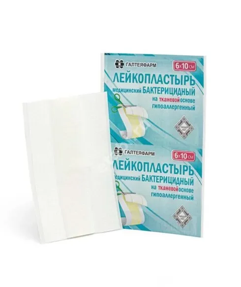 ПЛАСТЫРЬ бактерицид. ГалтеяФарм ткан. 6х10см N1 (Галтеяфарм, БЕЛАРУСЬ)