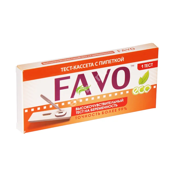 ТЕСТ НА БЕРЕМЕННОСТЬ Favo 1 (Клевер, РФ)