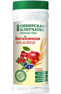 КЛЕТЧАТКА 280г Витаминная поляна (Сибирская Клетчатка, РФ)