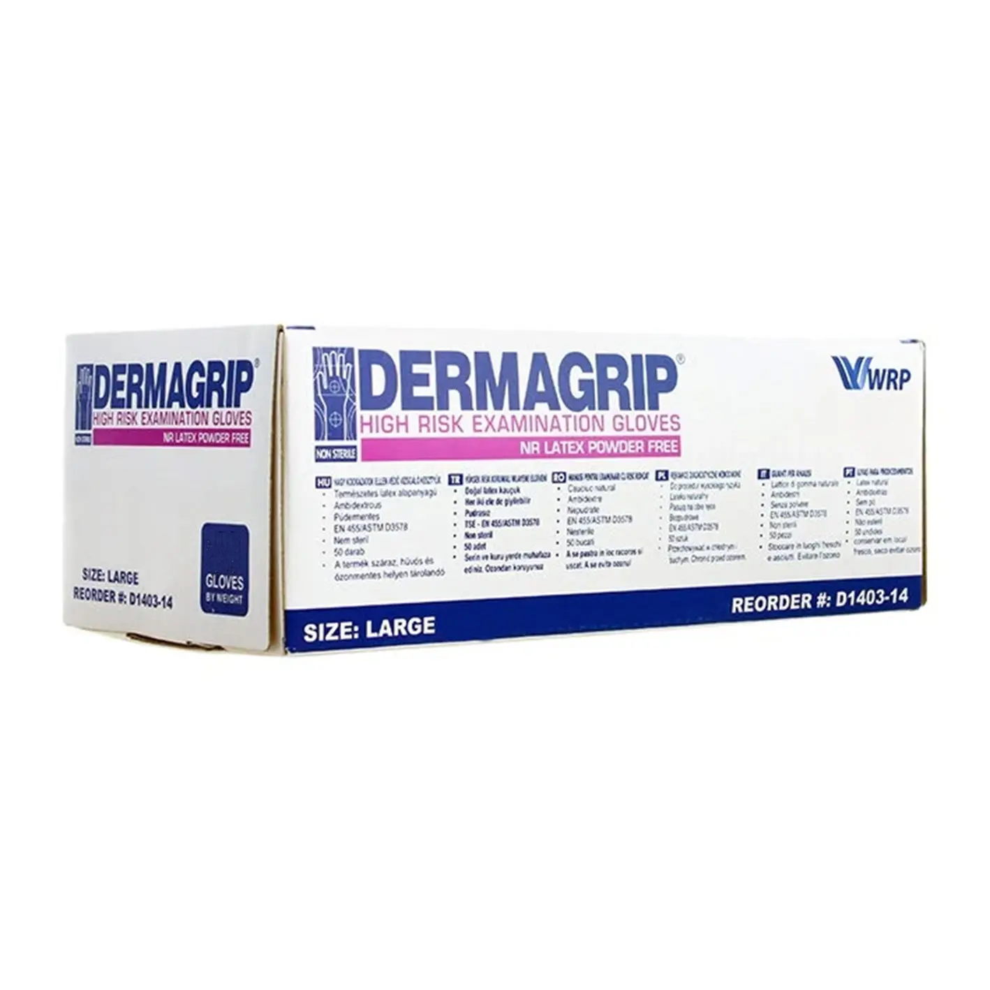 Dermagrip high risk l. Перчатки (латекс) смотровые Dermagrip High risk неопудренные l n25 пар. Дермагрип High risk examination Gloves. Перчатки латекс High risk Дермагрип l (50шт). Перчатки смотровые WRP Dermagrip High risk.