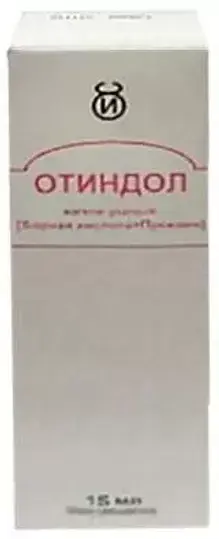 ОТИНДОЛ капли ушн. (фл.-кап.) 15мл N1 (Ивановская Ф.Ф., РФ)