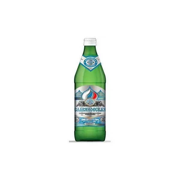 ВОДА МИНЕРАЛЬНАЯ Славяновская (бут. стекл.евровинт) 0.5л (Старый Источник, РФ)