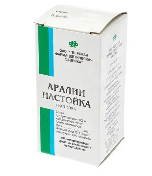 АРАЛИИ настойка (фл.) 50мл N1 (Тверская Ф.Ф., РФ)