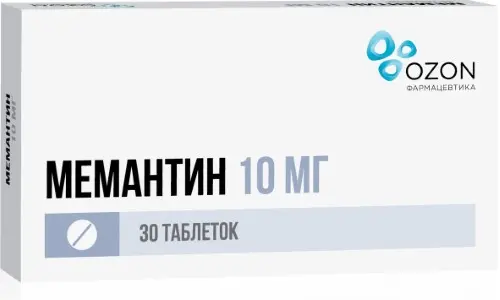 МЕМАНТИН табл. п.п.о. 10мг N30 (ОЗОН, РФ)