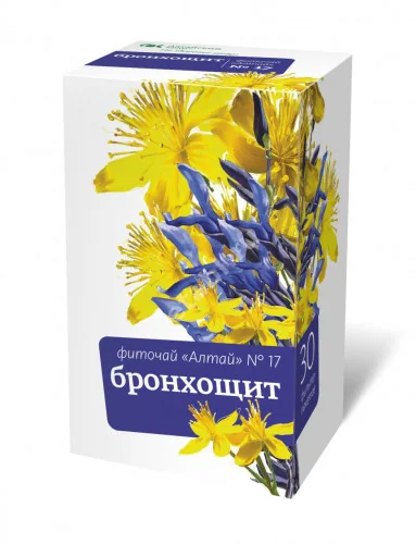 АЛТАЙ N17 Бронхощит фиточай (фильтр-пак.) 2г N30 (Алтайский  Кедр, РФ)