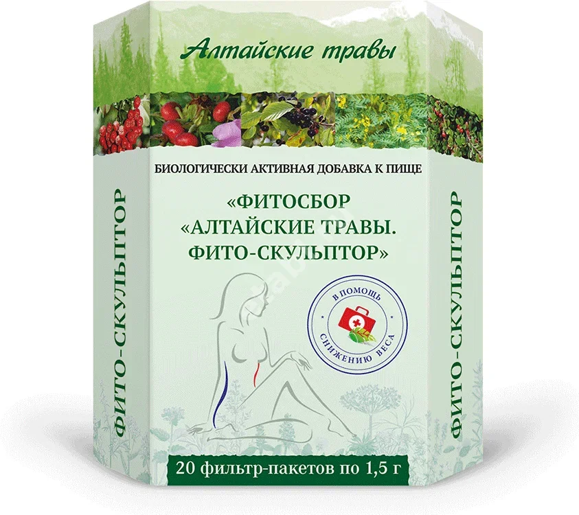 АЛТАЙСКИЕ ТРАВЫ Фито-Скульптор фиточай (фильтр-пак.) 1.5г N20 (Алсу, РФ)