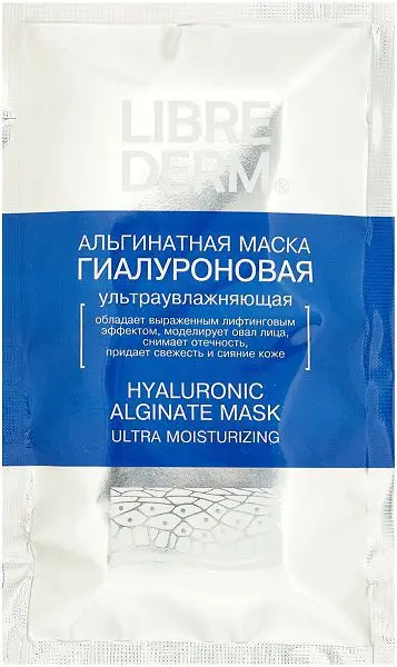 ЛИБРИДЕРМ Гиалуроновая маска ультраувлаж альгинатная 30г N1 (ЗЕЛДИС, РФ)