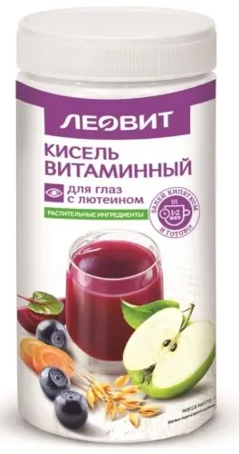 ЛЕОВИТ кисель Витаминный для глаз с лютеином 400г (ЛЕОВИТ, РФ)