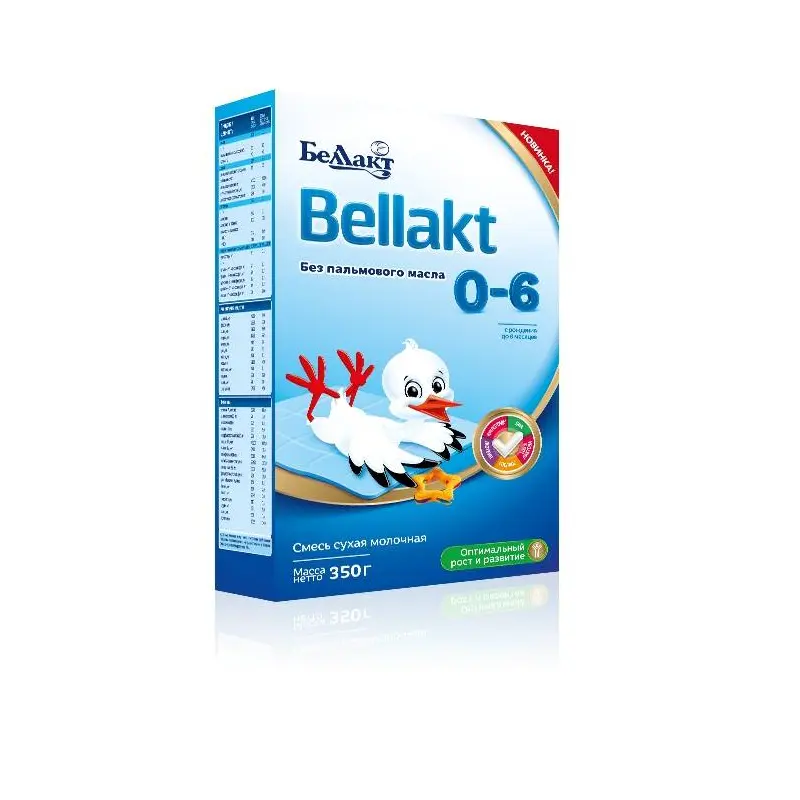 БЕЛЛАКТ смесь сухая молочная 1 0-6м 350г (Беллакт, БЕЛАРУСЬ)