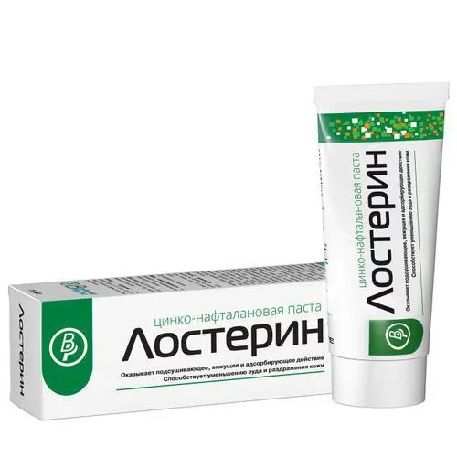 ЛОСТЕРИН паста цинко-нафталановая 50мл (БЭСТВУД ФАРМА, РФ)